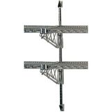 Wire Wall Mount Brackets and Post 18" id Mounts, ABM2-18