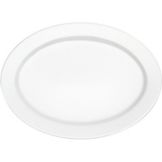 Corpo White Oval Plate 12-2/3"
