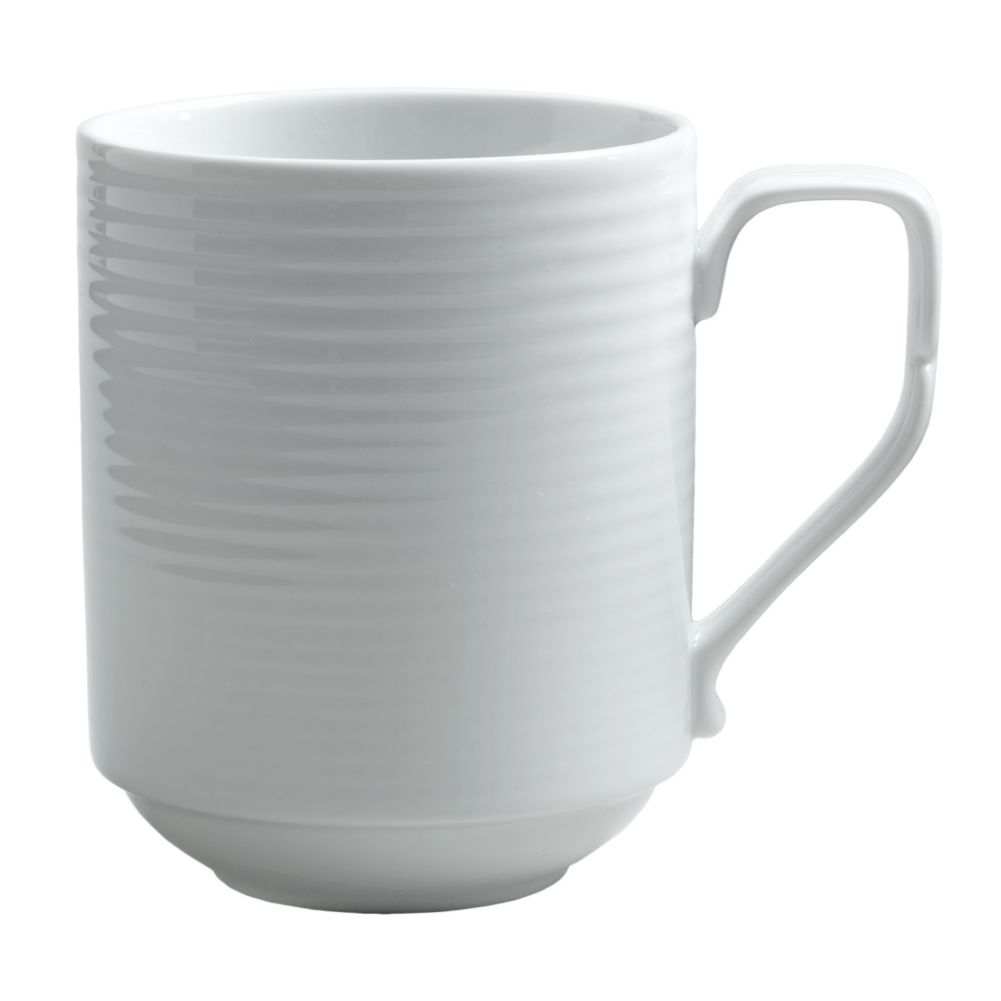 Steelite Rene Ozorio Virtuoso White 10.75 Oz Stackable Mug