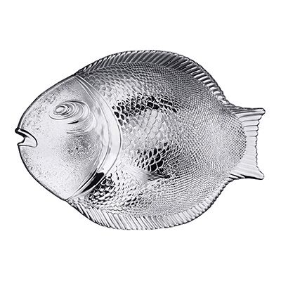 Cardinal Elemental Marine Large Oval Glass Fish Platter