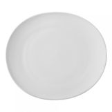 Ten Strawberry Street Royal Oval White 7" Bread and Butter Plate