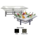 Buffet Enhancement 16X16 Iron Ice Display and Wrought Iron Base W/Tray