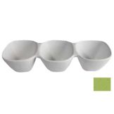 Bugambilia Triple Condiment Bowl, Lime