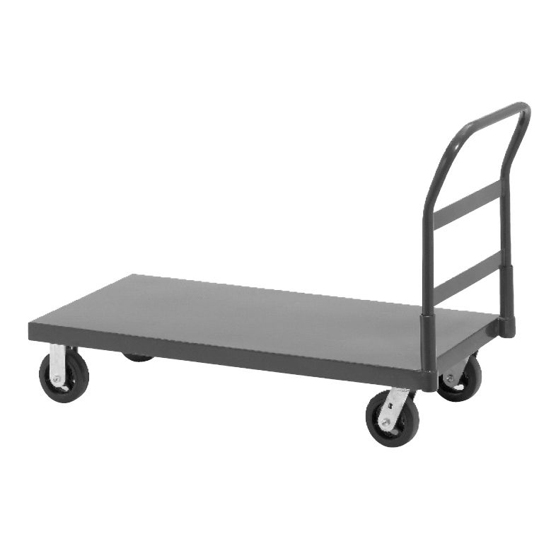Channel Steel Platform Truck, 2000 Lbs Capacity w/ Swivel Casters