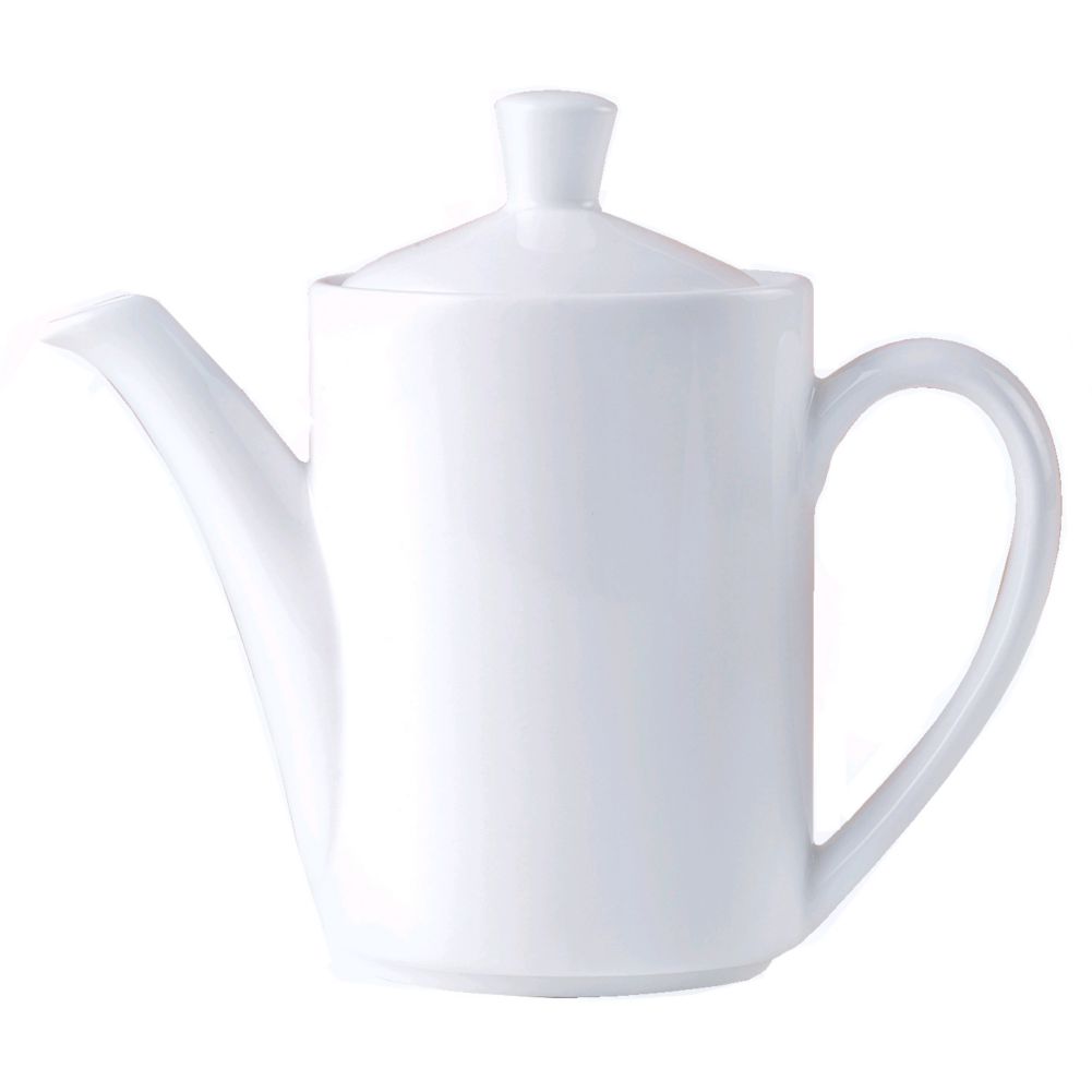 Steelite Distinction Monaco Vogue White 21 Oz Coffee Pot