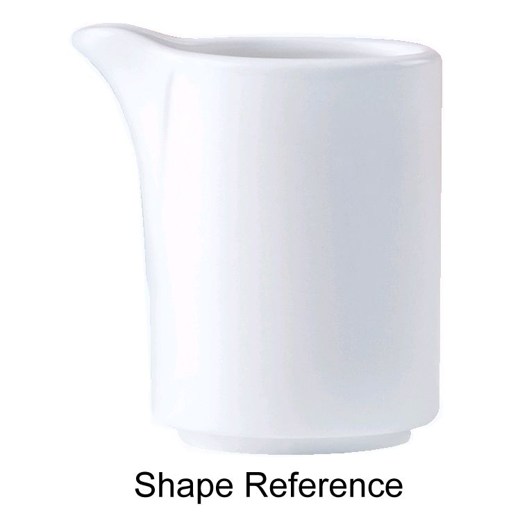 Steelite Distinction No. 7 Vogue White 2.5 Oz Creamer Jug