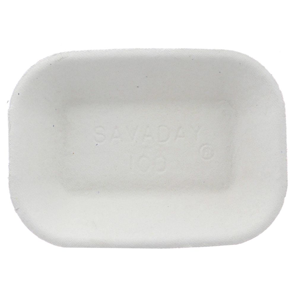 Huhtamaki White Save a Day Food Tray