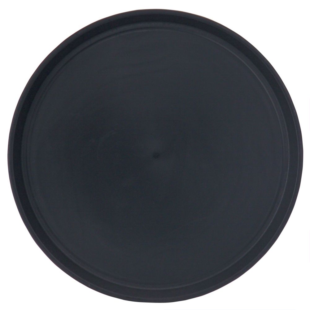 Traex T-Rex&trade; 16" Non-Slip Round Beverage  Tray, Black