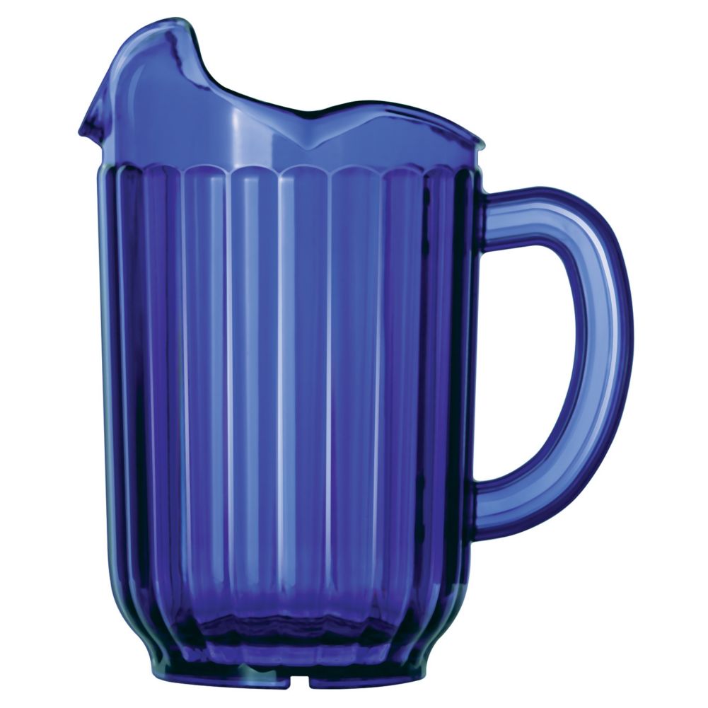 Traex&reg; 60 Oz. Cobalt Blue 3 Lipped Tuffex Deluxe Pitcher