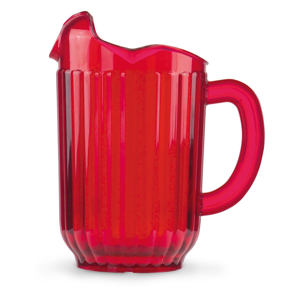 Traex&reg; 60 Oz. Ruby Red 3 Lipped Tuffex Deluxe Pitcher