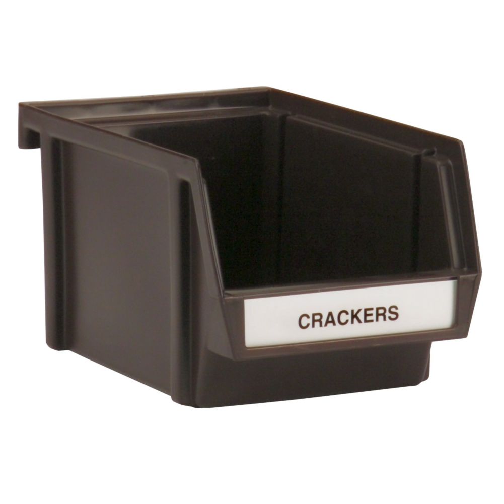 Traex&reg; 8" Brown Bin for Self Service System Set