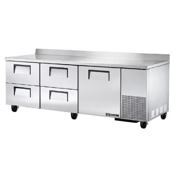 True&reg; 1 Door 4-Drawer S/S Deep Worktop 30.9 Cu Ft Refrigerator