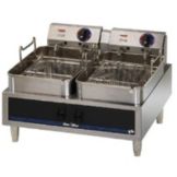 Star&reg; Mfg Star-Max&reg; CSA Counter Elec. 30 LB. Twin Pot Fryer