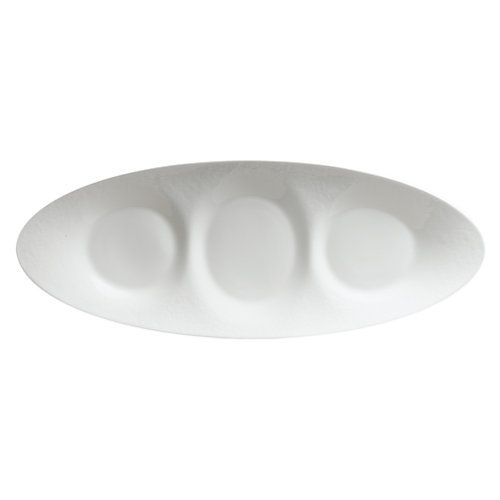 Steelite Divided 15" Oval Plate