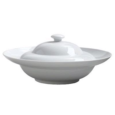 Steelite Rene Ozorio Aura Duo White 18 Oz Presentation Bowl