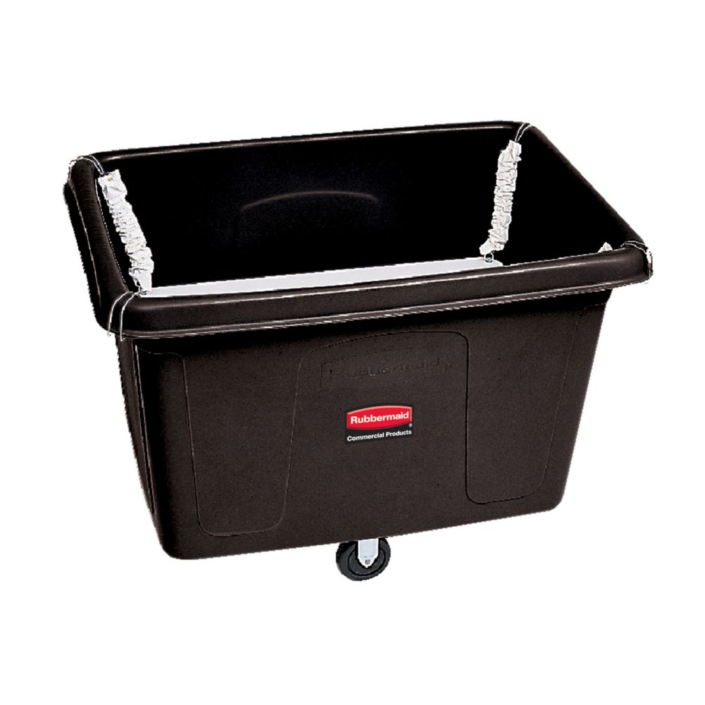 Rubbermaid Black 14 cu ft Spring Platform Truck