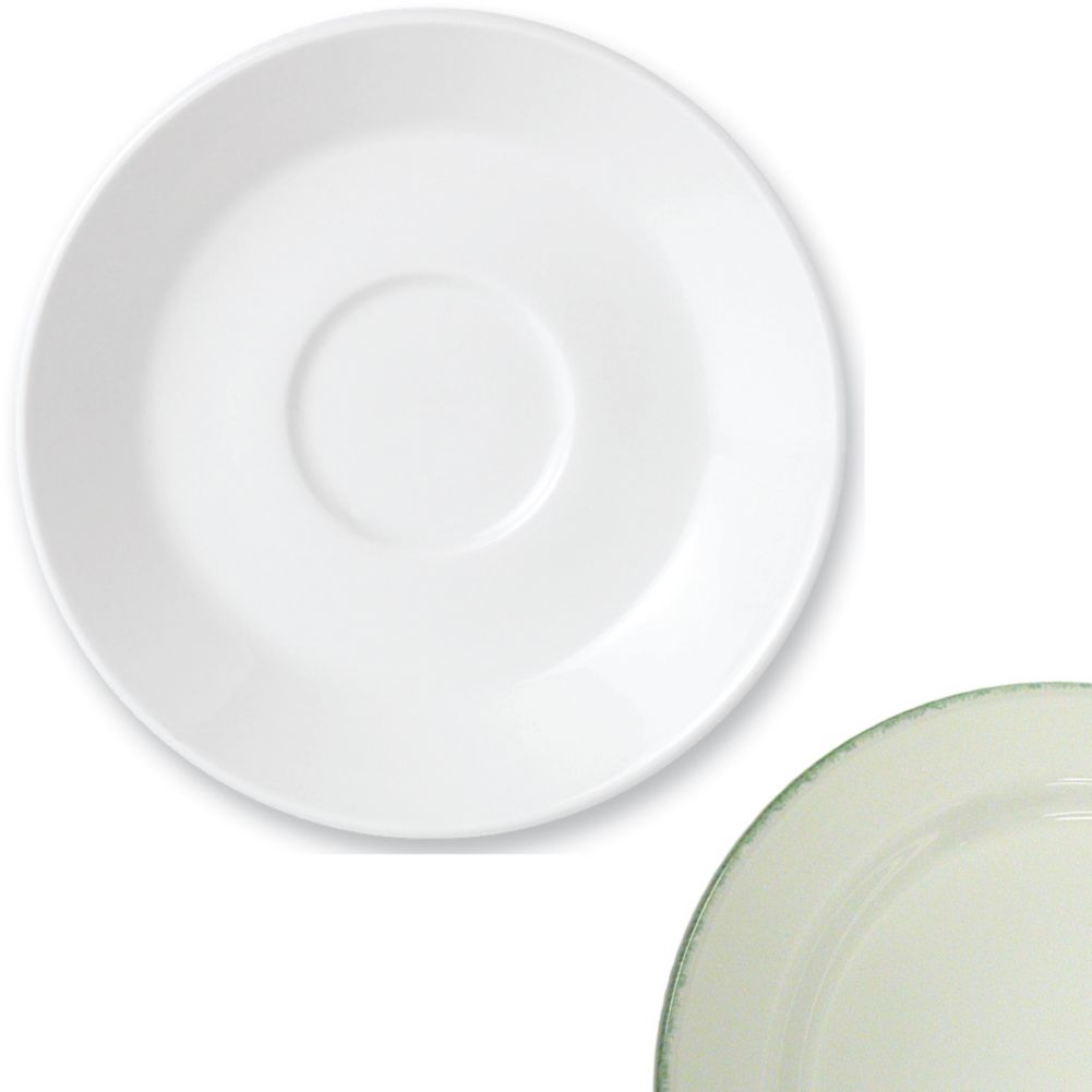 Steelite Performance Simplicity Green Dapple 6" Slimline Saucer