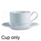 Cardinal Arcoroc Horizon Porcelain 8 Oz. Coffee Cup