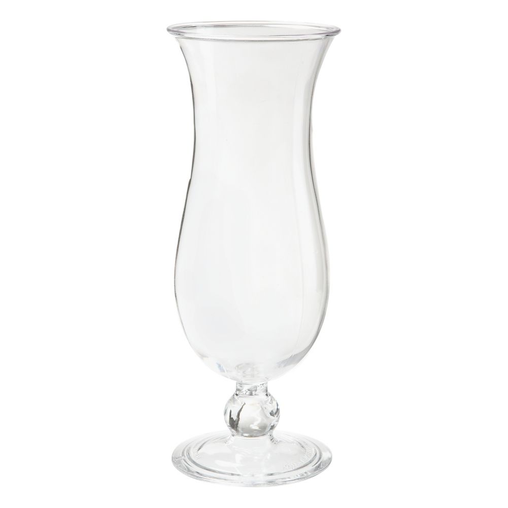 G.E.T. Cheers Specialty Drinkware Clear 15 Oz Poly Hurricane Glass