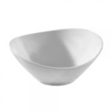 Ten Strawberry Street Aurora White 16 Oz Oval Cereal Bowl