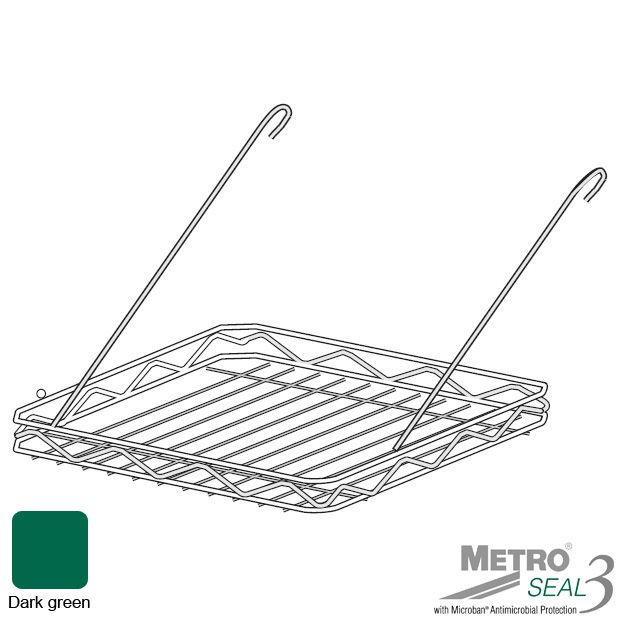 Metro&reg; Smartwall G3&trade; Small Grid Shelf w/ Metroseal
