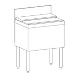 Perlick&reg; 70 Lb Capacity 30" TSS S/S Modular Ice Chest