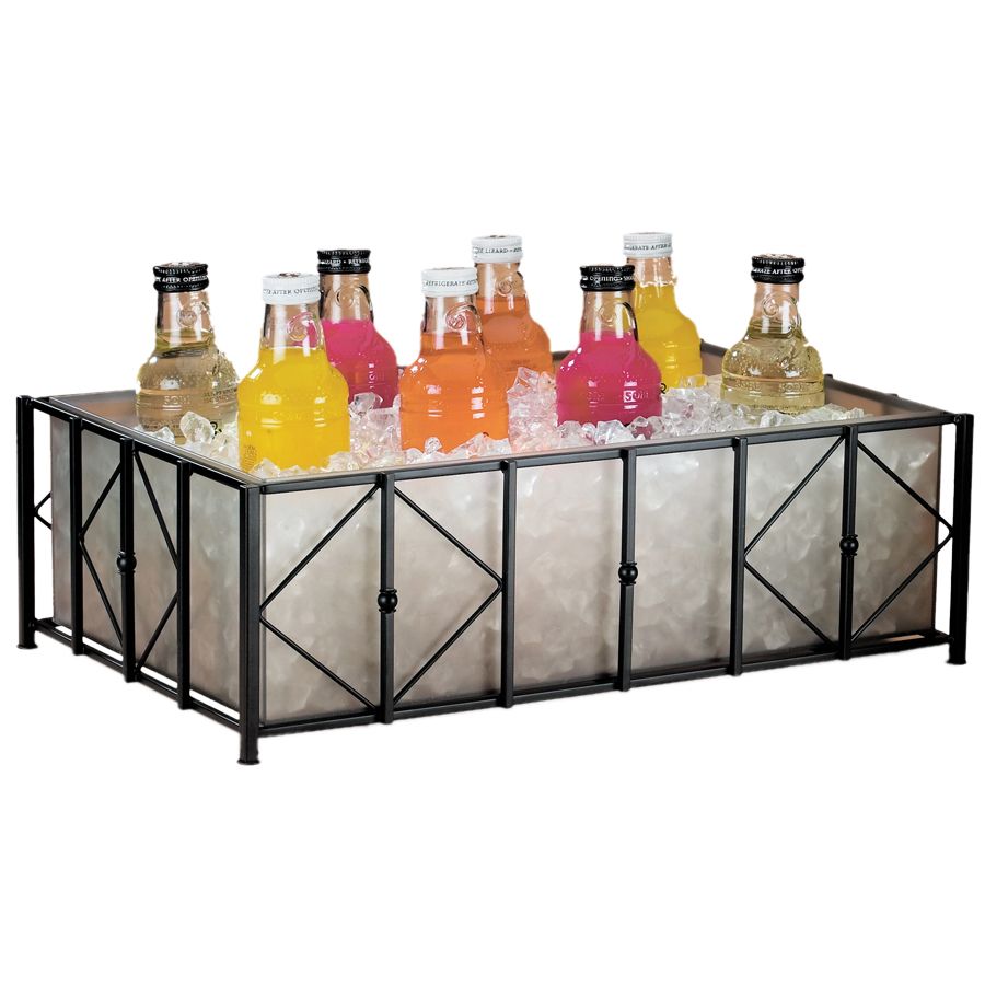 Cal-Mil&reg; Black Iron 12" x 20" Bev. Housing w/Food Pan