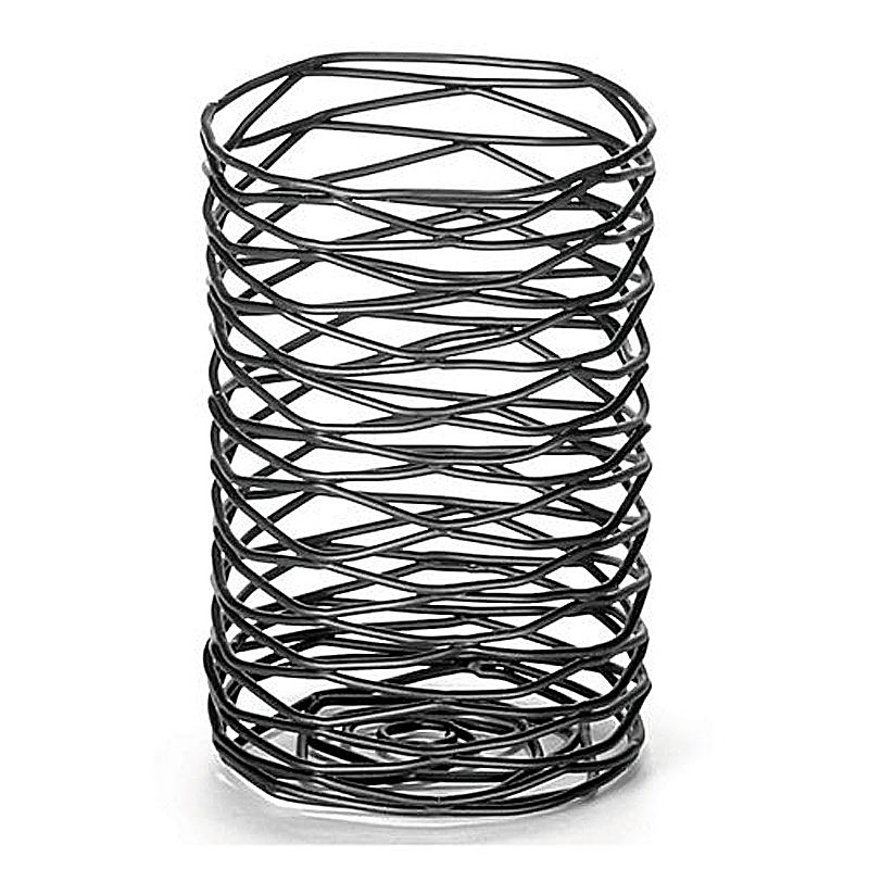 Tablecraft Artisan Collection&trade; Black Metal Breadstick Basket