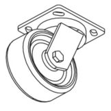 Blodgett Casters Kit for All Stand Units (2 Casters w/ Brakes)