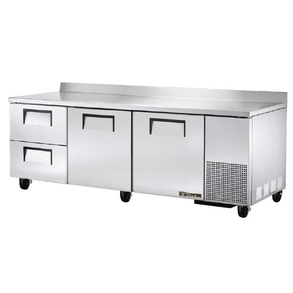 True&reg; 2-Door 2-Drawer S/S Deep Worktop 30.9 Cu Ft Refrigerator
