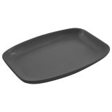 Bon Chef Black Sandstone Shallow Rectangular 1.5 qt Casserole