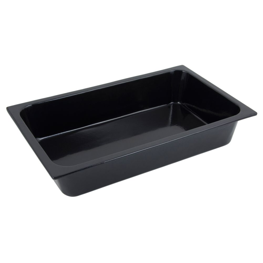Bon Chef Black Sandstone Full Size 3.5 gal Food Pan, 4" H