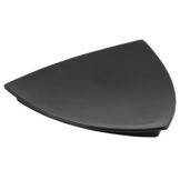 Bon Chef Black Sandstone 11" Triangular Plate