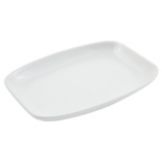 Bon Chef White Sandstone Shallow Rectangular 1.5 qt Casserole