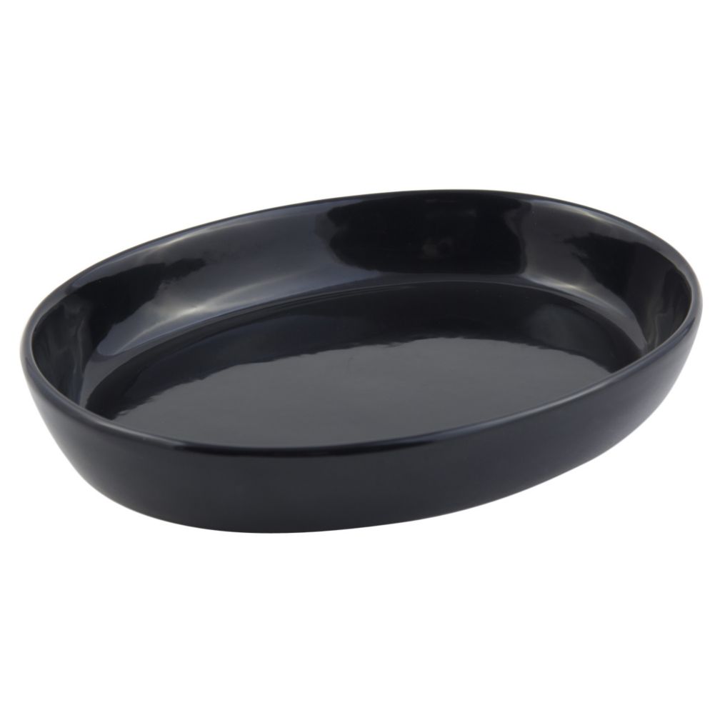 Bon Chef Black Sandstone Oval 20 oz Casserole