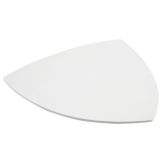 Bon Chef White Sandstone 20" Triangle Serving Plate