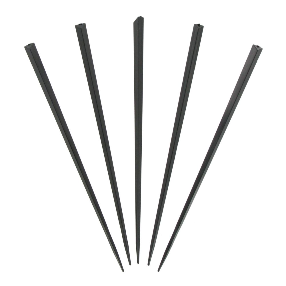 Spirit&trade; Black Plastic 6" Triangular Prism Picks