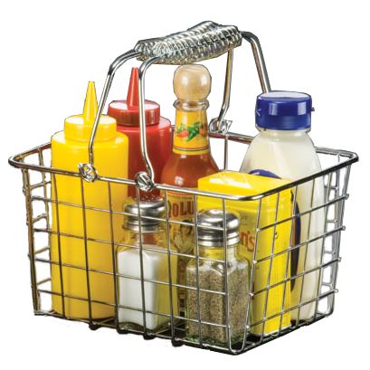 American Metalcraft Chrome Wire Basket w/ Double Handle
