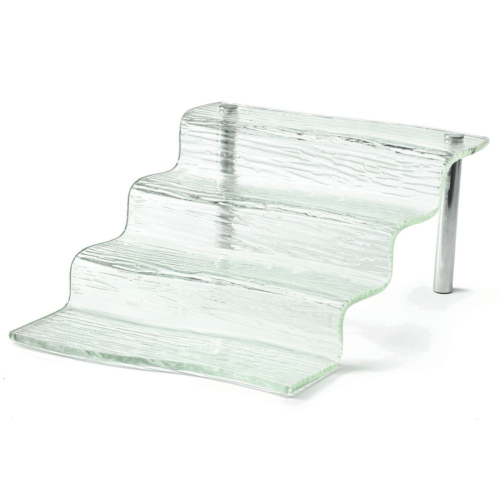 Tablecraft Cristal Collection&trade; 4-Step Acrylic Waterfall Riser