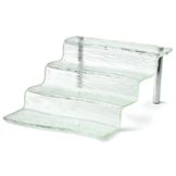 Tablecraft Cristal Collection&trade; 4-Step Acrylic Waterfall Riser