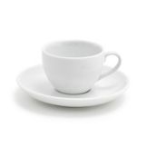 Front Of The House&reg; White Porcelain 2.5 Oz Seattle Cup And Saucer