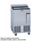 Perlick&reg; Black Deep Well Design 2 Foot Flat Top Bottle Cooler