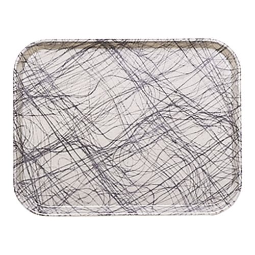 Cambro&reg; Swirl Gray 10-5/8" x 13-3/4" Camtray