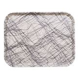 Cambro&reg; Swirl Gray 10-5/8" x 13-3/4" Camtray