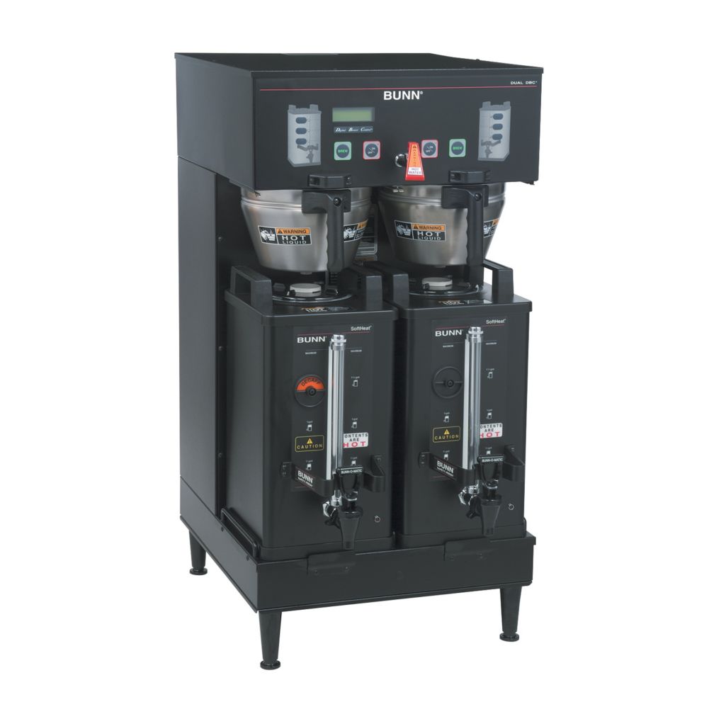 BUNN&reg; BrewWISE&reg; Dual Soft Heat&reg; Brewer with Black Finish