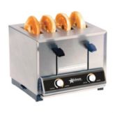 Star&reg; Mfg Four-Slot Pop-Up Bread / Bagel Toaster w/ Timer