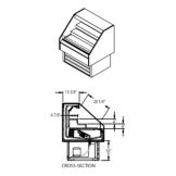 Grab-N-Go Display Case, Refrig