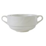 Tuxton&reg; 10 Oz. San Marino AlumaTux With Handle Soup Bowl