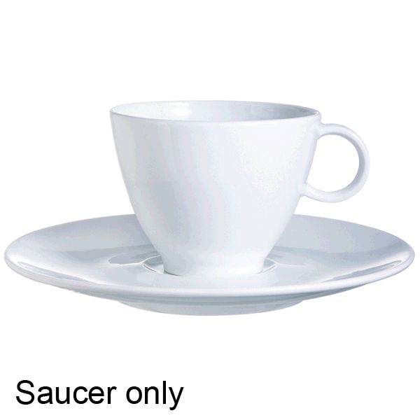 Cardinal Arcoroc Vintage White Porcelain 7" Saucer