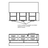 Randell 92" Refrigerated Equipment Stand w/ (6) 27" drawers